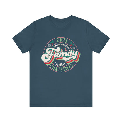 Retro Family Christmas 2025 Shirt – Vintage Matching Holiday Memories Tee