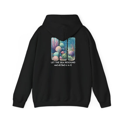 Let the Sea Resound Hoodie – Christian Ocean Bible Verse Summer Pullover