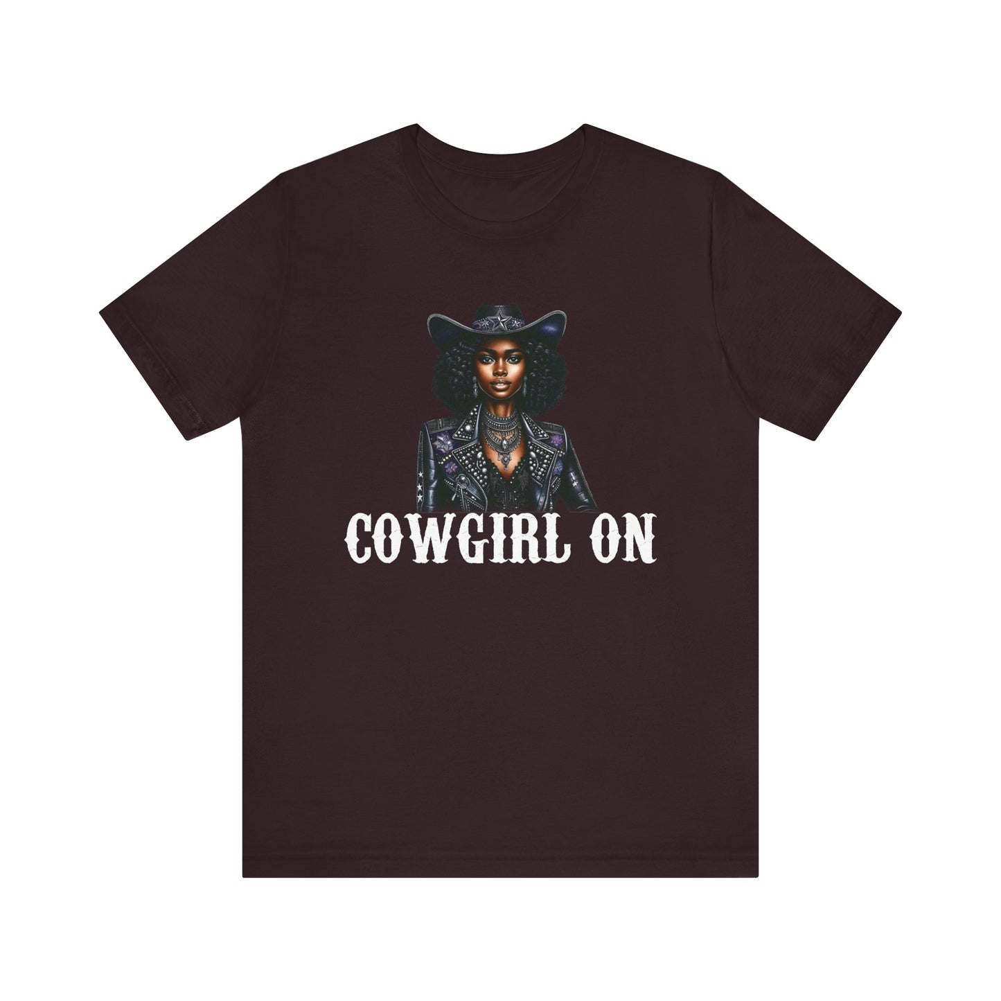 Cowgirl on Black Shirt – Howdy Southern Western Rodeo Texas Tee