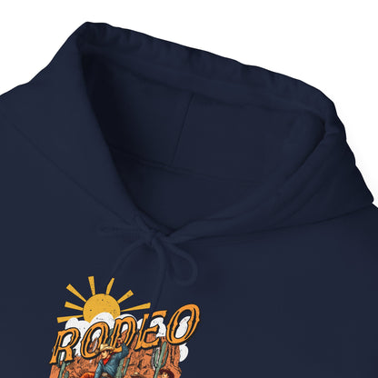 Rodeo Bull Rider Hoodie – Western Howdy Ranch Cowboys Bull Riding Pullover