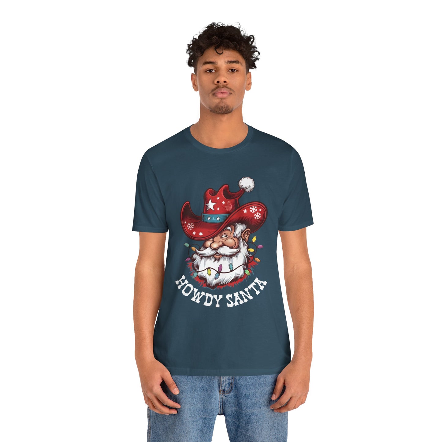 Howdy Santa Shirt – Funny Cowboy Western Christmas Holiday Costume Tee