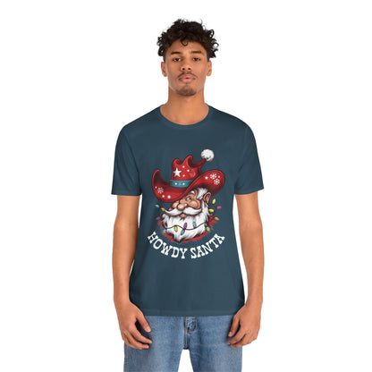 Howdy Santa Shirt – Funny Cowboy Western Christmas Holiday Costume Tee