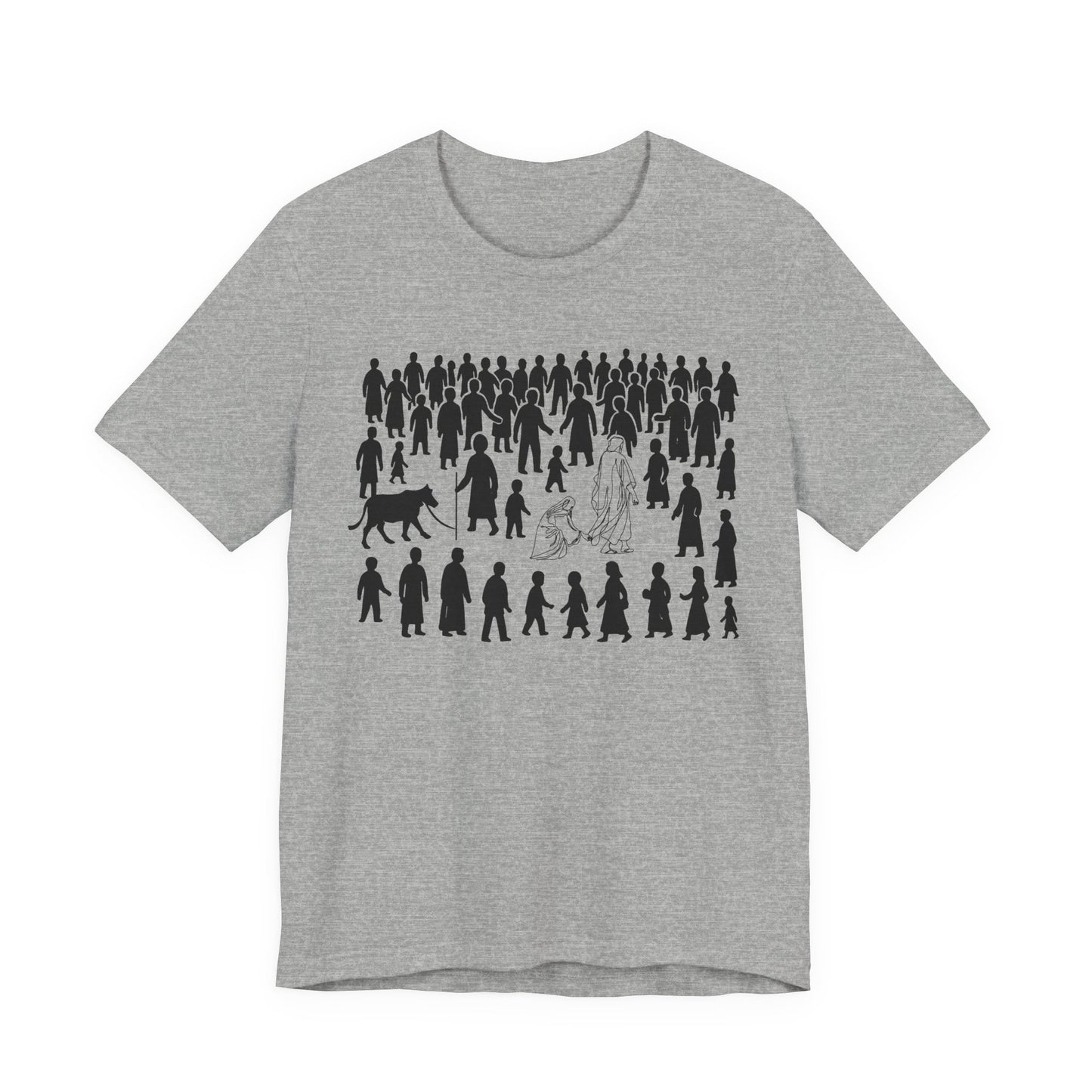 Jesus Pulling You from the Crowd Shirt – Christian Rescues Men Women Tee