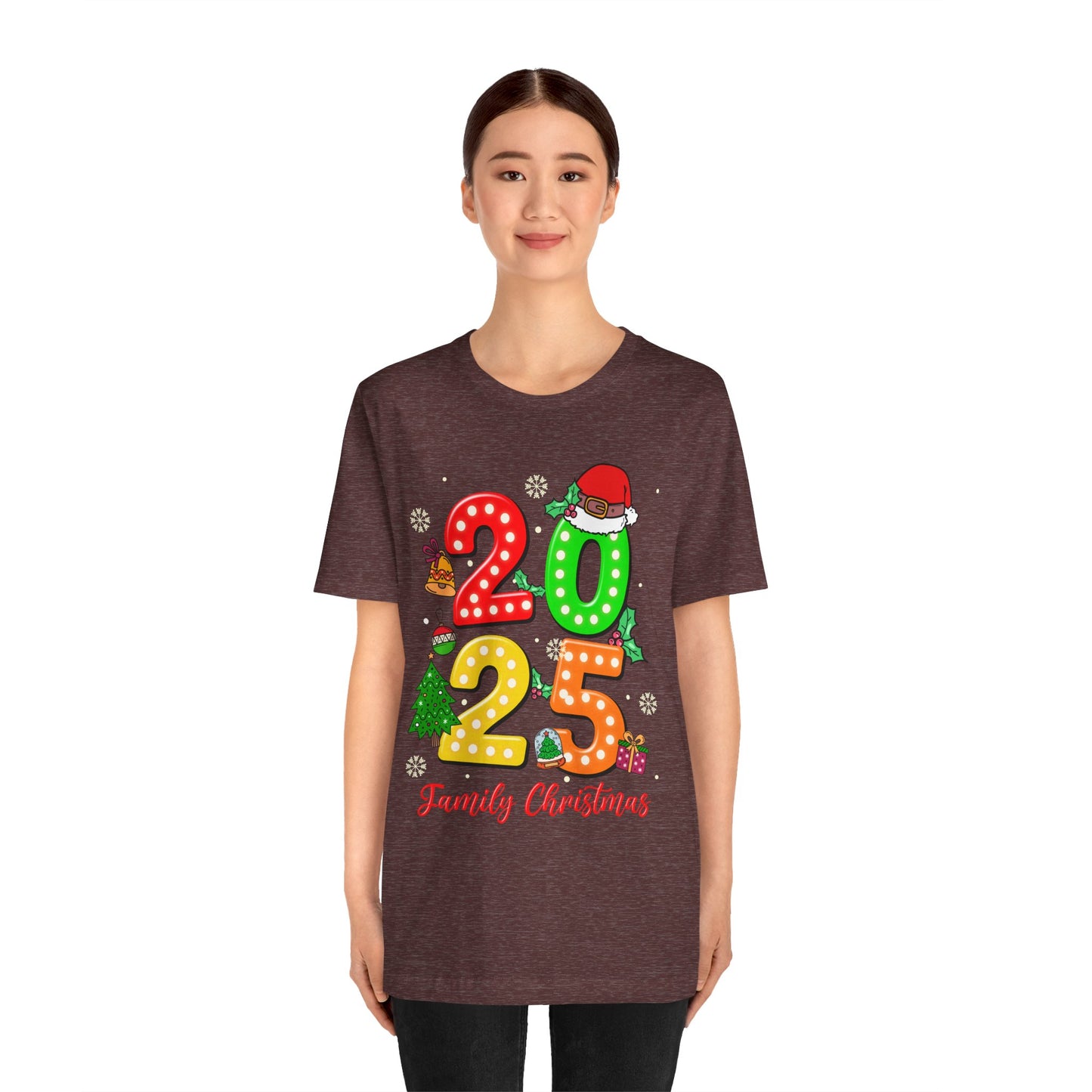 2025 Family Christmas Shirt – Cute Matching Holiday Lights Group Tee