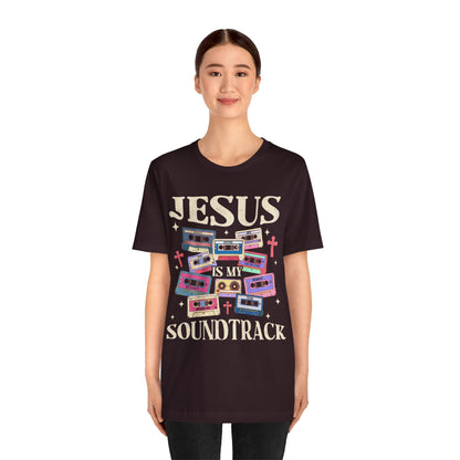 Jesus Is My Soundtrack Shirt – Christian Worship Music Faith Tee for Believers