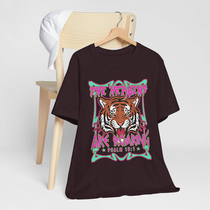 The Heavens Are Roaring Shirt – Psalm 19:1 Tiger Christian Faith Tee