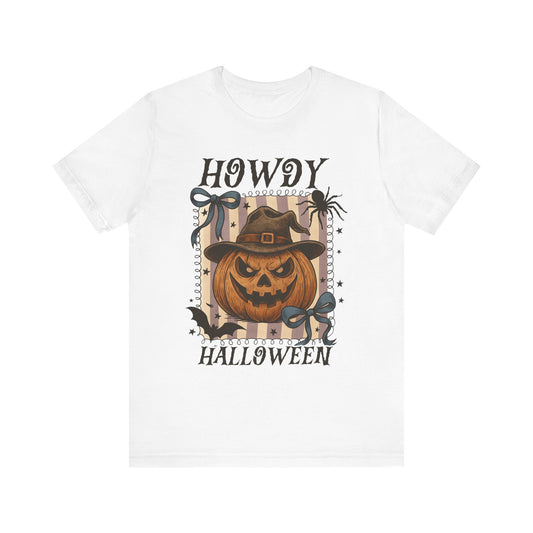 Howdy Halloween Shirt – Cute Coquette Pumpkin Western Fall Tee
