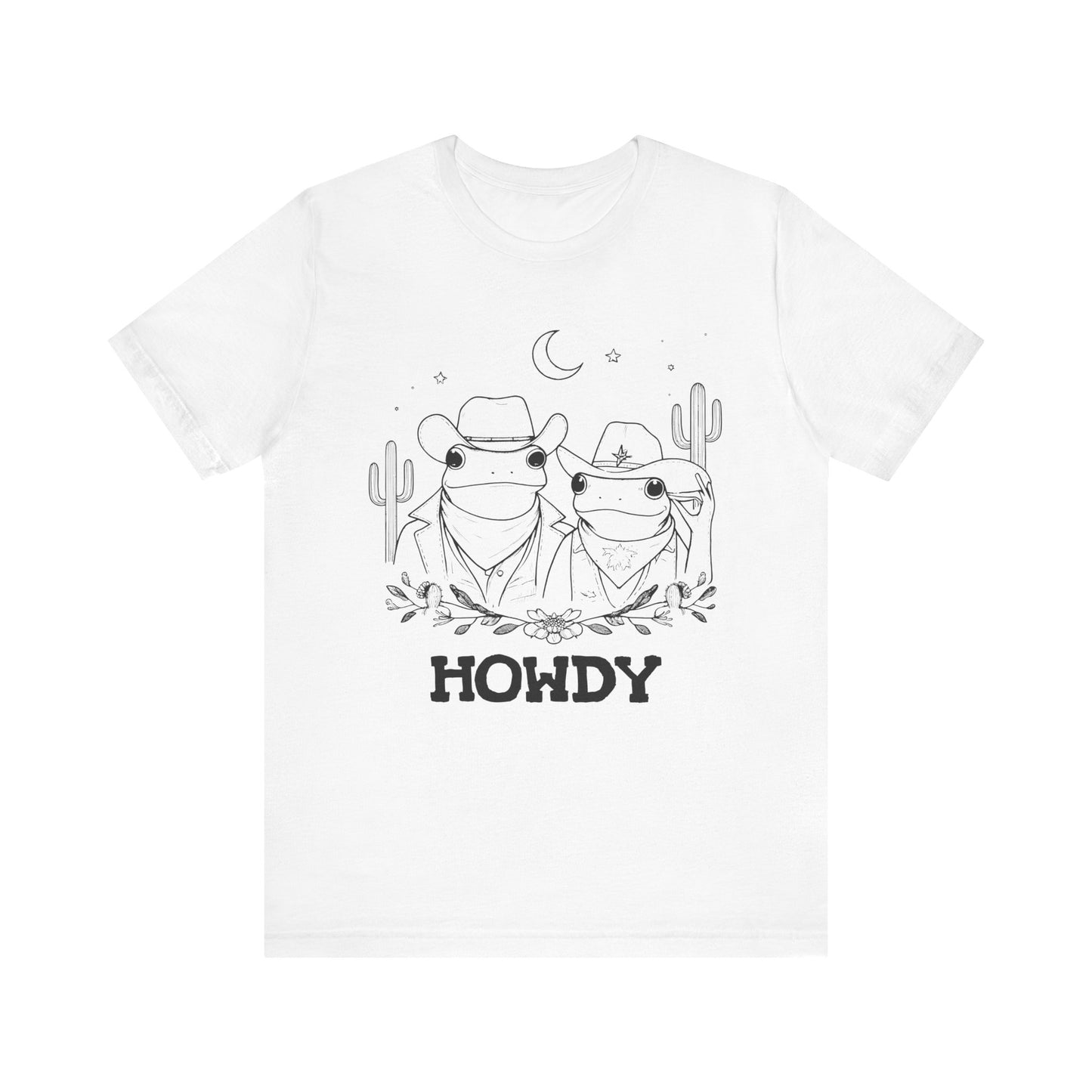 Howdy Frog Toad Couple Shirt – Cowboy Cowgirl Western Rodeo Cactus Tee