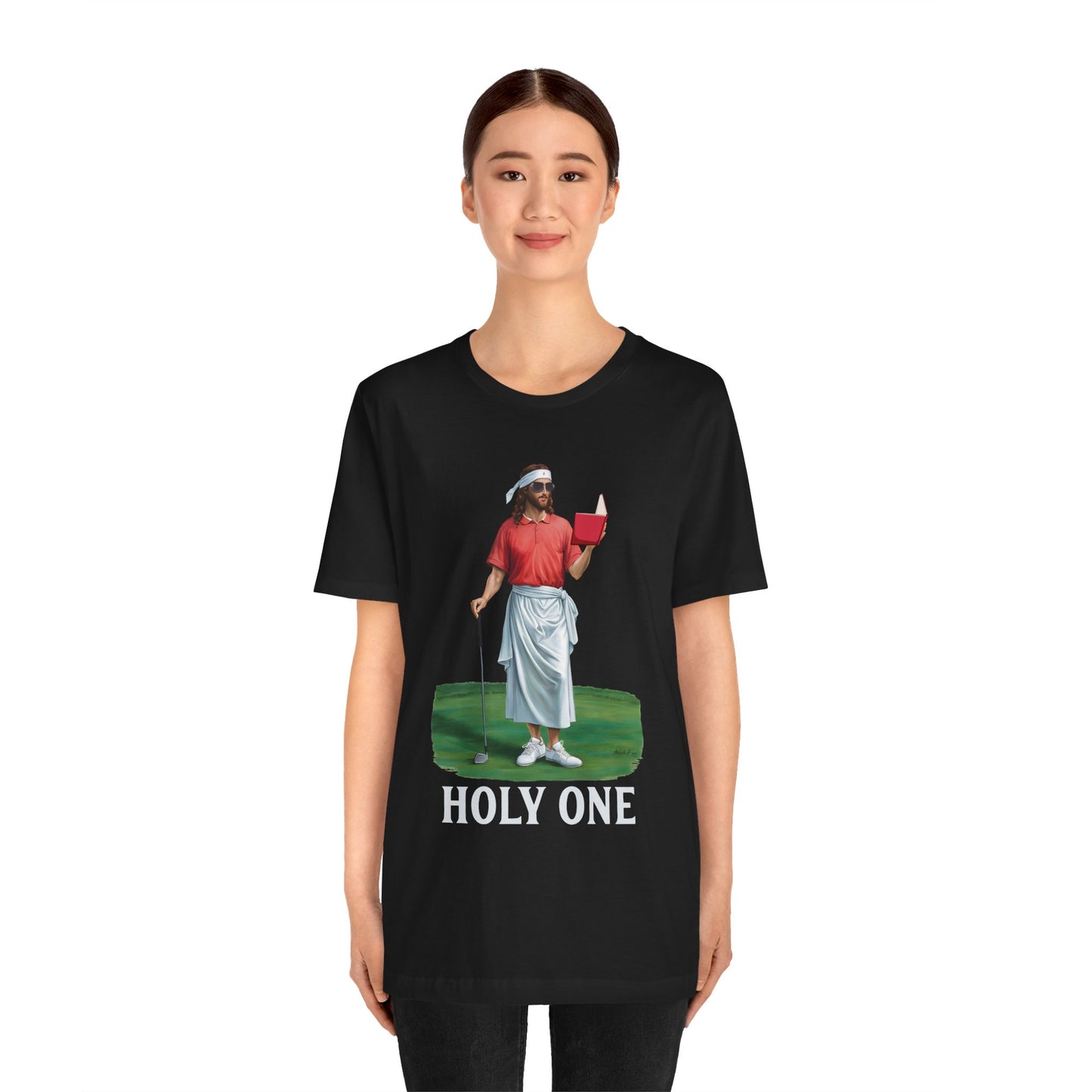 Jesus Golf Holy One Shirt – Funny Christian Faith & Sports Graphic Tee for Golfers