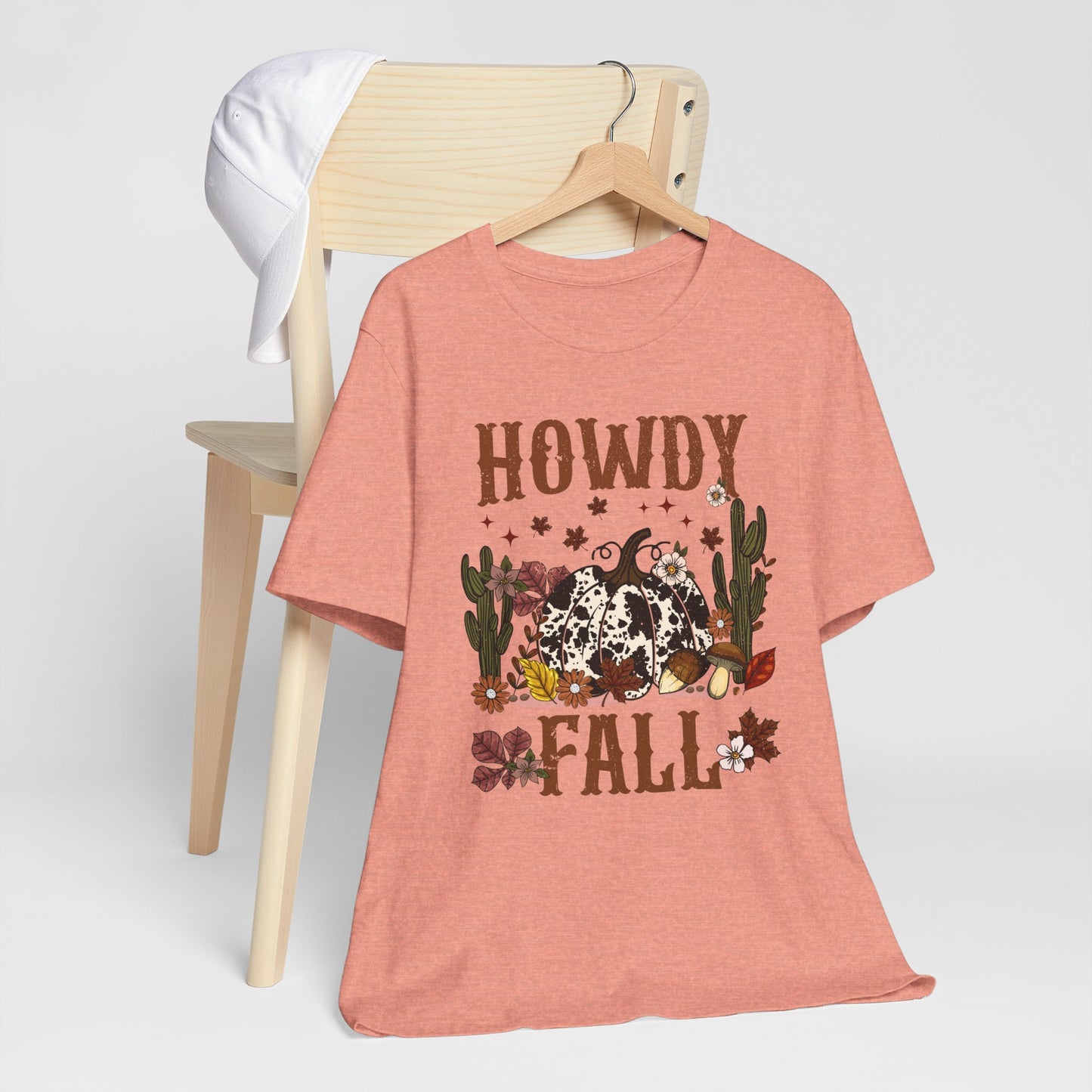 Retro Howdy Fall Shirt – Western Cowboy Pumpkin Country Thanksgiving Tee