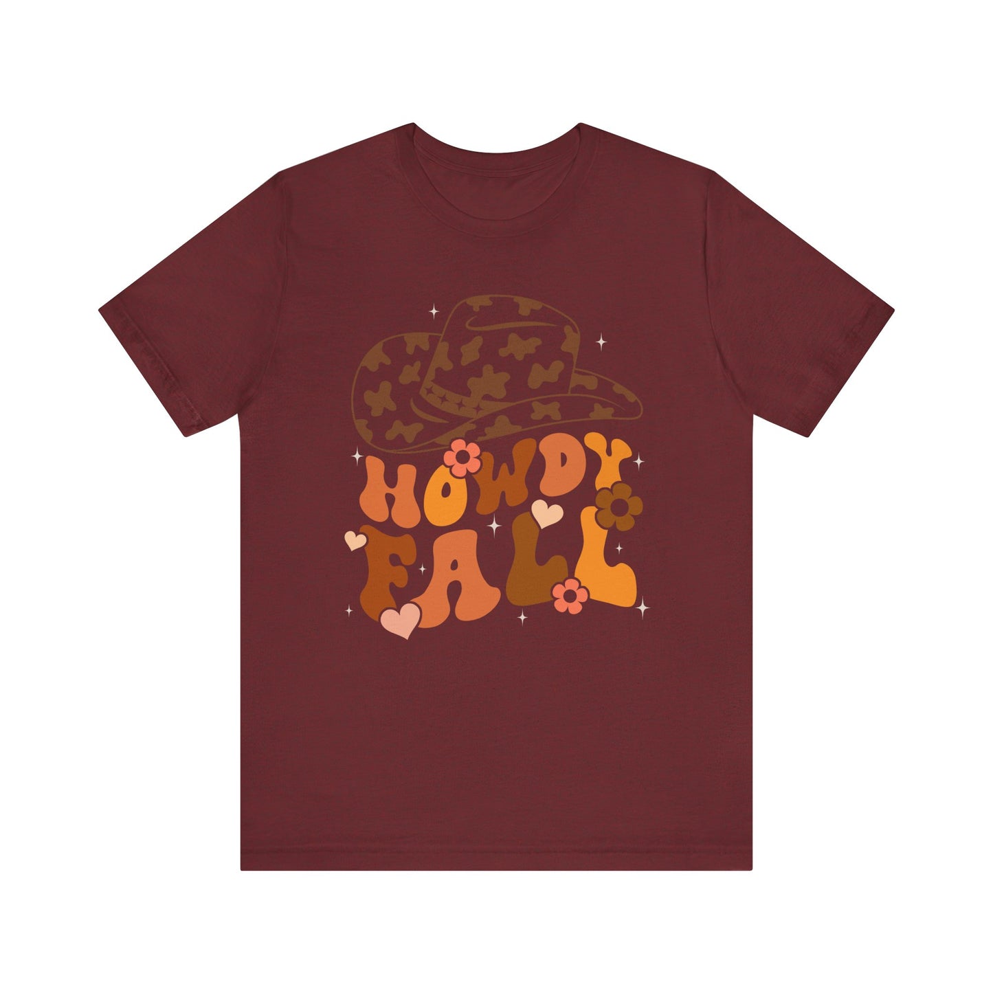 Retro Groovy Howdy Fall Shirt – Western Cowboy Pumpkin Thanksgiving Tee