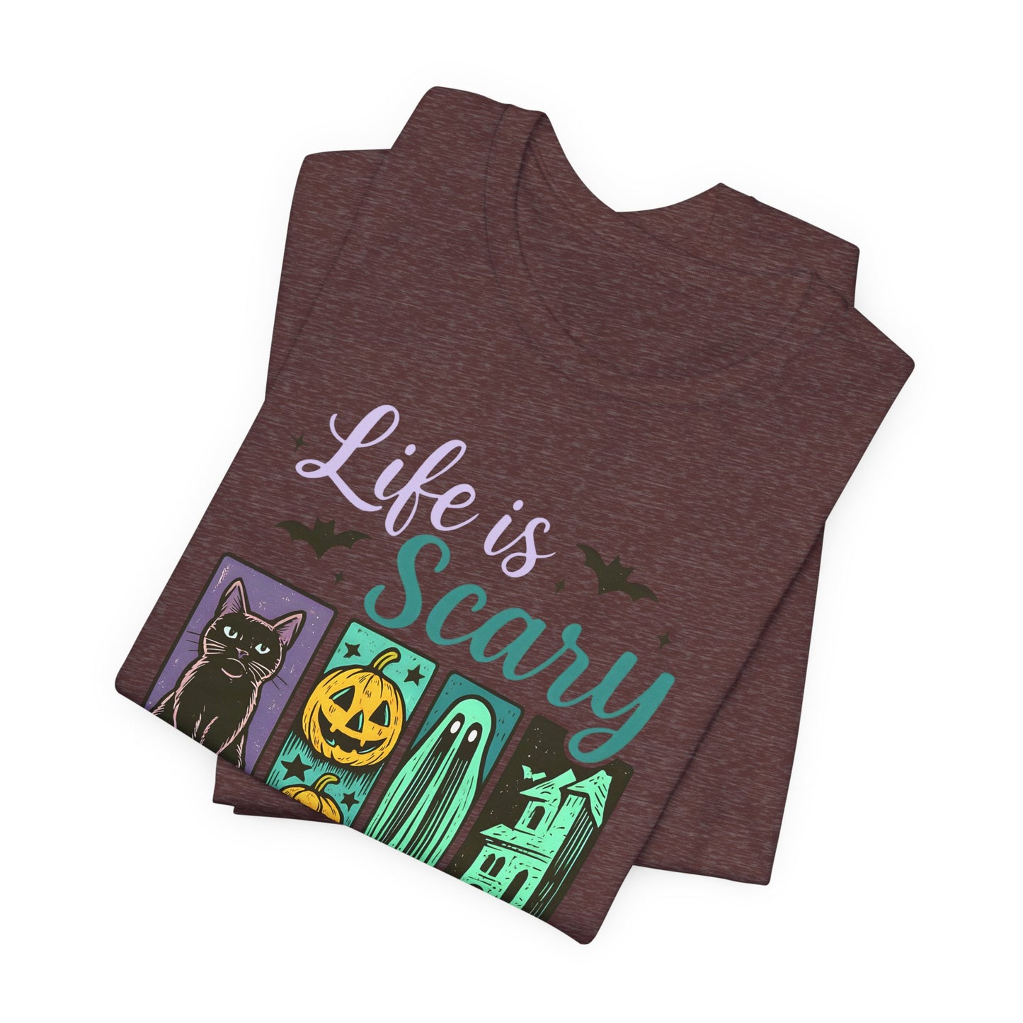 Life Is Scary Without Jesus Shirt – Christian Retro Halloween Faith Tee