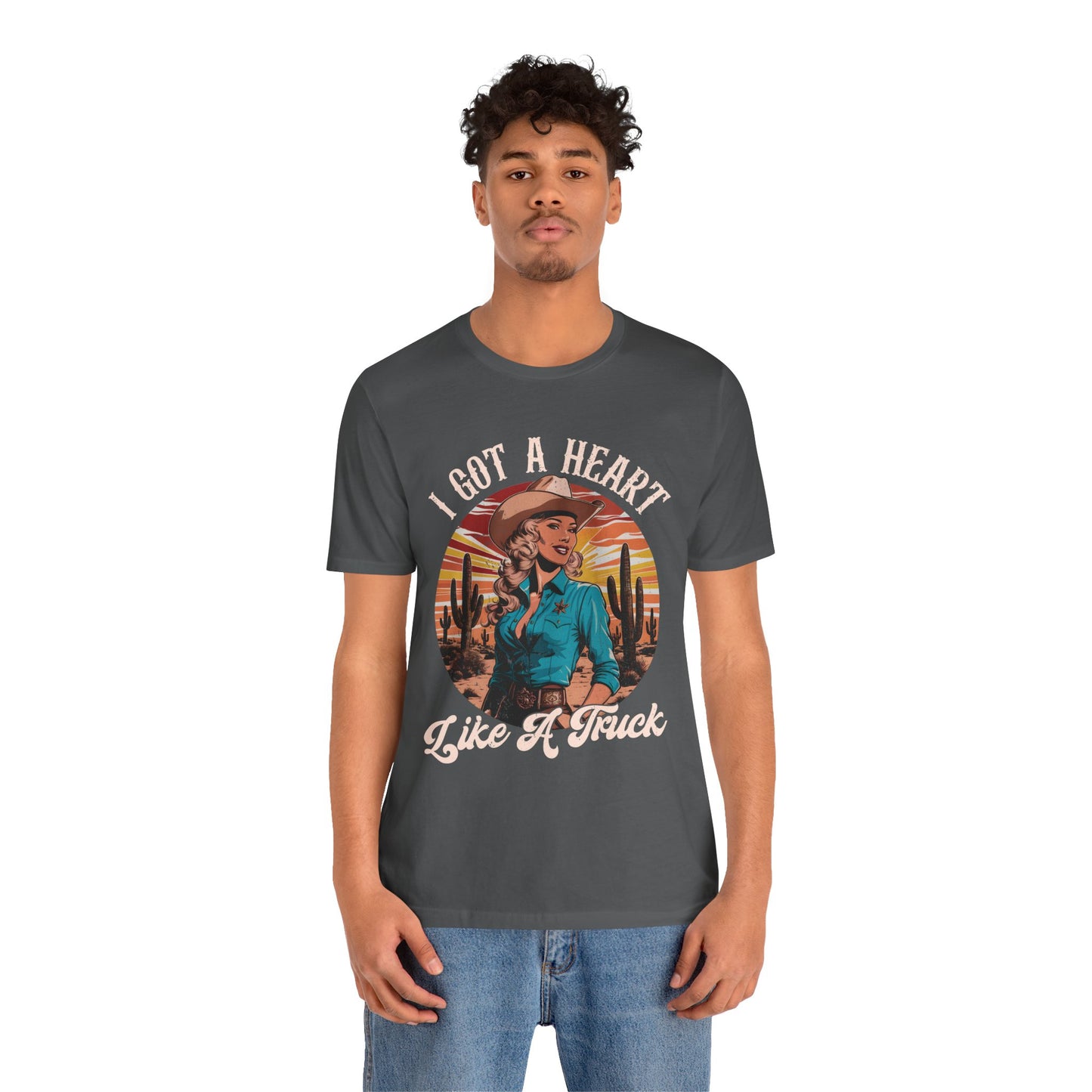 Heart Like A Truck Shirt – Christian Cowgirl Desert Western Rodeo Tee