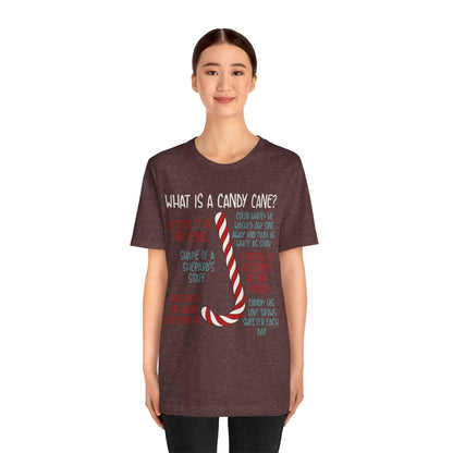 Candy Cane Christmas Christian Shirt – Believe Faith God Holiday Tee