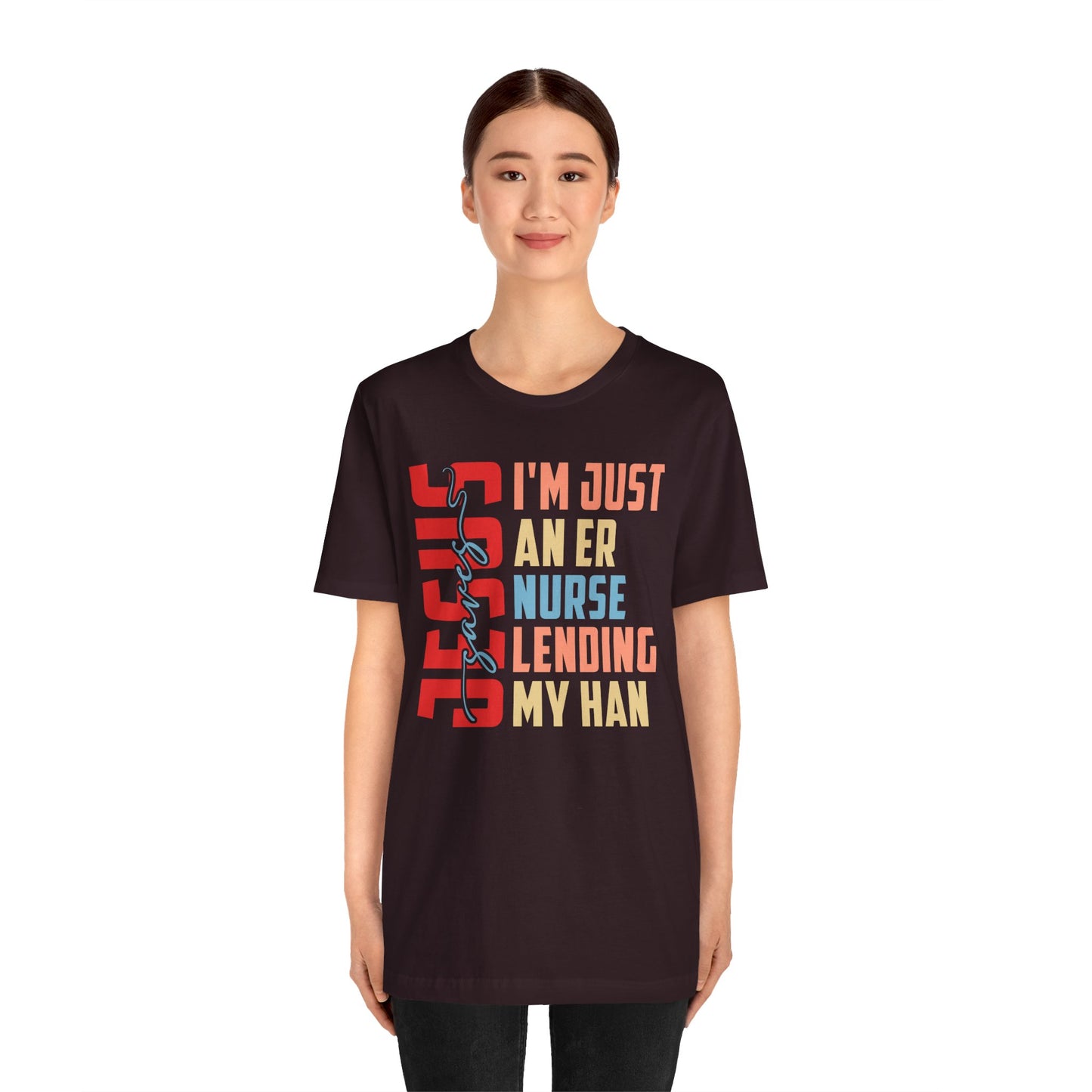 Jesus Saves ER Nurse Shirt – Retro Christian Emergency Room Faith Nurse Tee