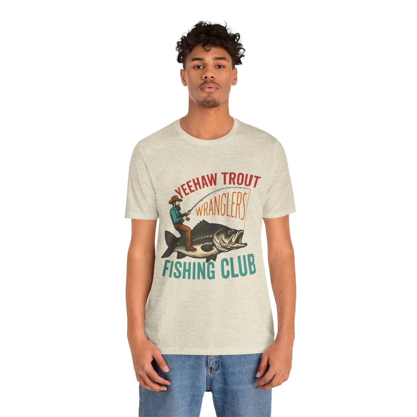 Yeehaw Trout Wranglers Shirt – Funny Cowboy Fishing Club Western Tee