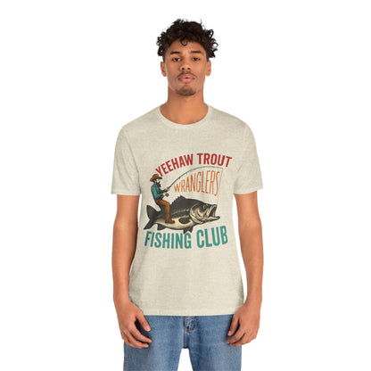 Yeehaw Trout Wranglers Shirt – Funny Cowboy Fishing Club Western Tee
