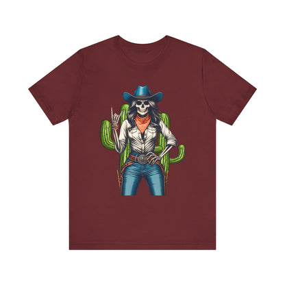 Howdy Skull Cowgirl Shirt – Skeleton Rock Hand Western Rodeo Texas Tee
