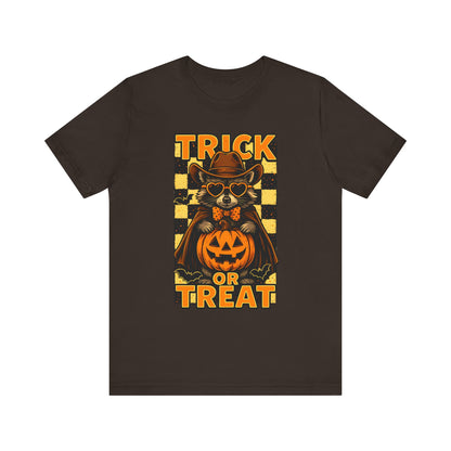 Trick or Treat Cowboy Raccoon Shirt – Cute Western Pumpkin Halloween Tee