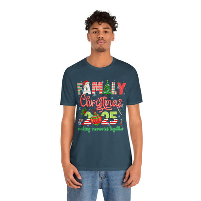 Family Christmas 2025 Matching Shirt – Festive Holiday Lights Ornament Tee