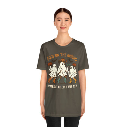 Boos on the Ground Shirt – Funny Western Cowgirl Ghost Squad Halloween Tee