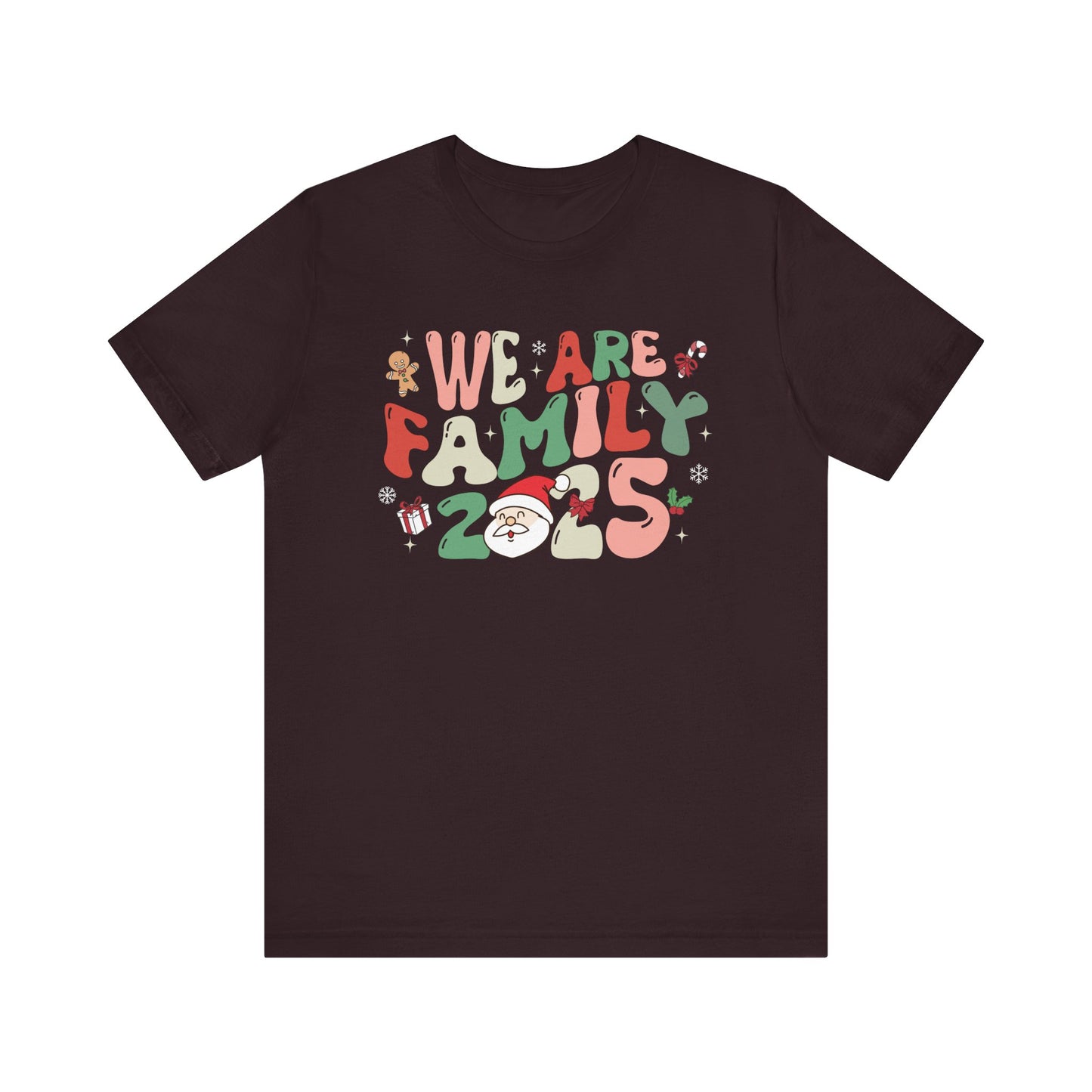 We Are Family 2025 Shirt – Santa & Christmas Tree Matching Family Holiday Tee