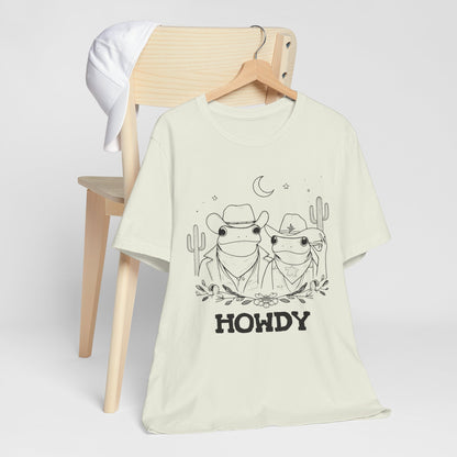 Howdy Frog Toad Couple Shirt – Cowboy Cowgirl Western Rodeo Cactus Tee
