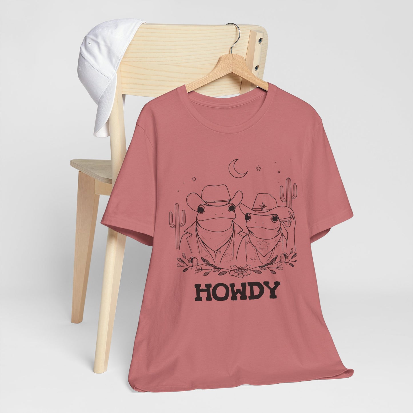 Howdy Frog Toad Couple Shirt – Cowboy Cowgirl Western Rodeo Cactus Tee