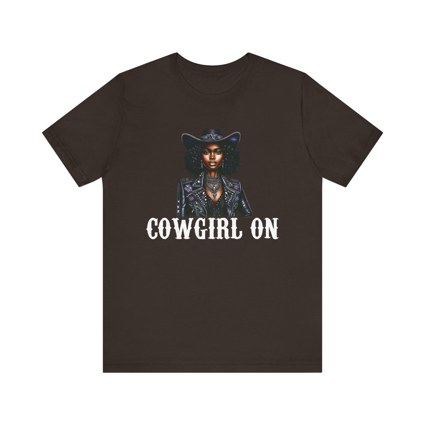 Cowgirl on Black Shirt – Howdy Southern Western Rodeo Texas Tee