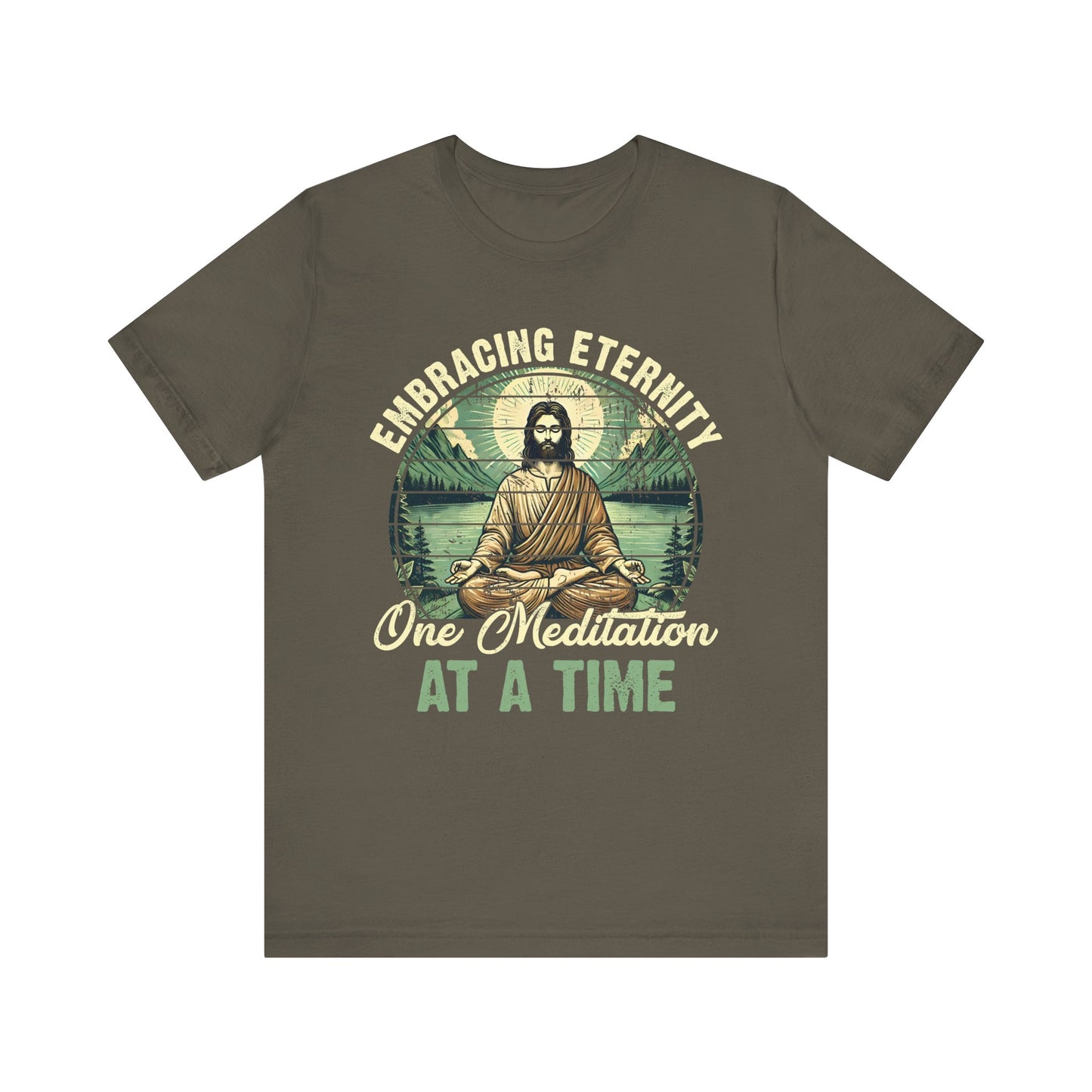 Embracing Eternity Shirt – Christian Yoga Jesus God Faith & Mindfulness Tee