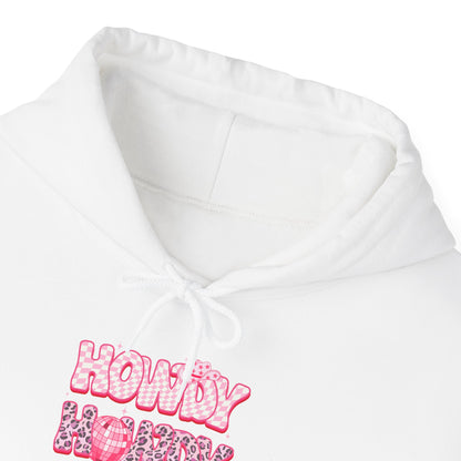 Disco Howdy Cowgirl Hoodie – Pink Leopard Western Rodeo Country Pullover