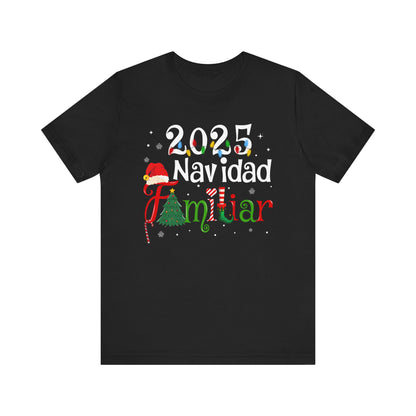 Navidad Familiar 2025 Shirt – Spanish Feliz Navidad Matching Holiday Tee