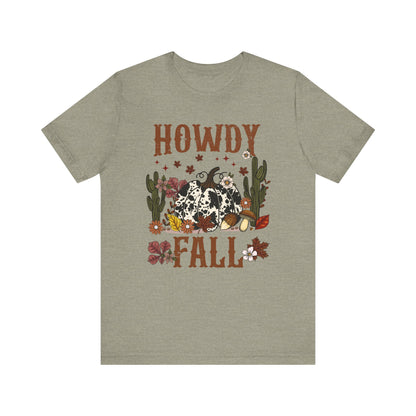 Retro Howdy Fall Shirt – Western Cowboy Pumpkin Country Thanksgiving Tee