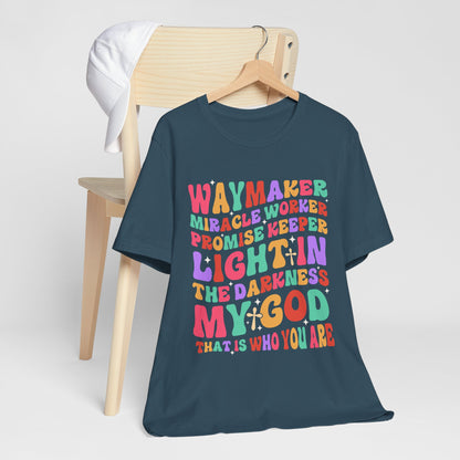Waymaker Miracle Worker Shirt – Christian Worship My God Faith Tee