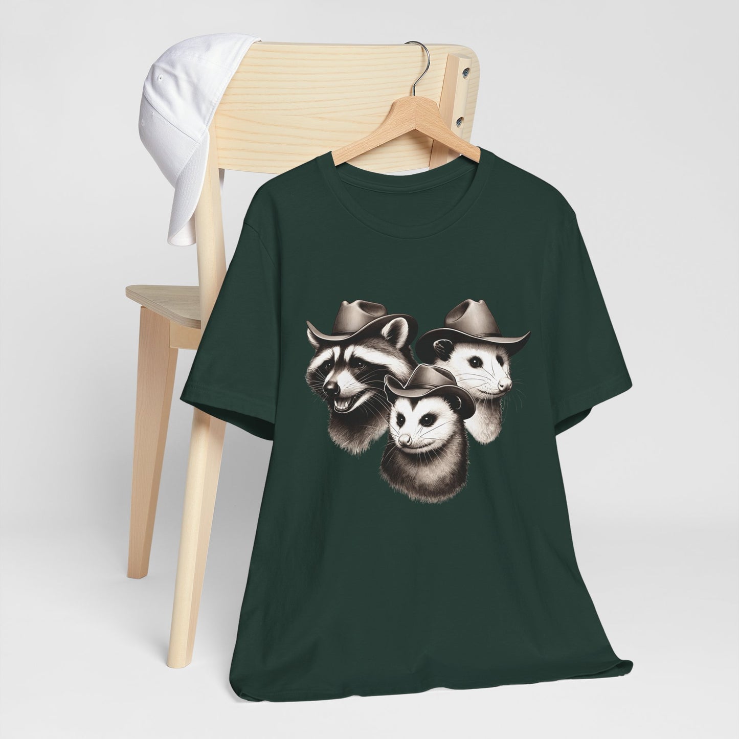 Cowboy Trash Trio Shirt – Opossum Raccoon Western Rodeo Funny Tee