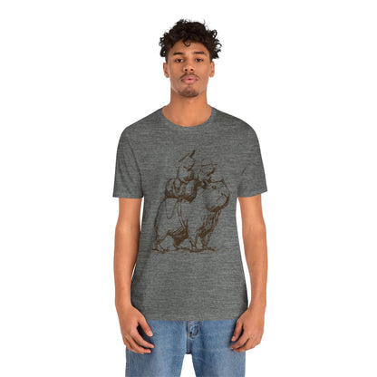 Vintage Rat Riding Capybara Shirt – Funny Western Cowboy Rodeo Tee