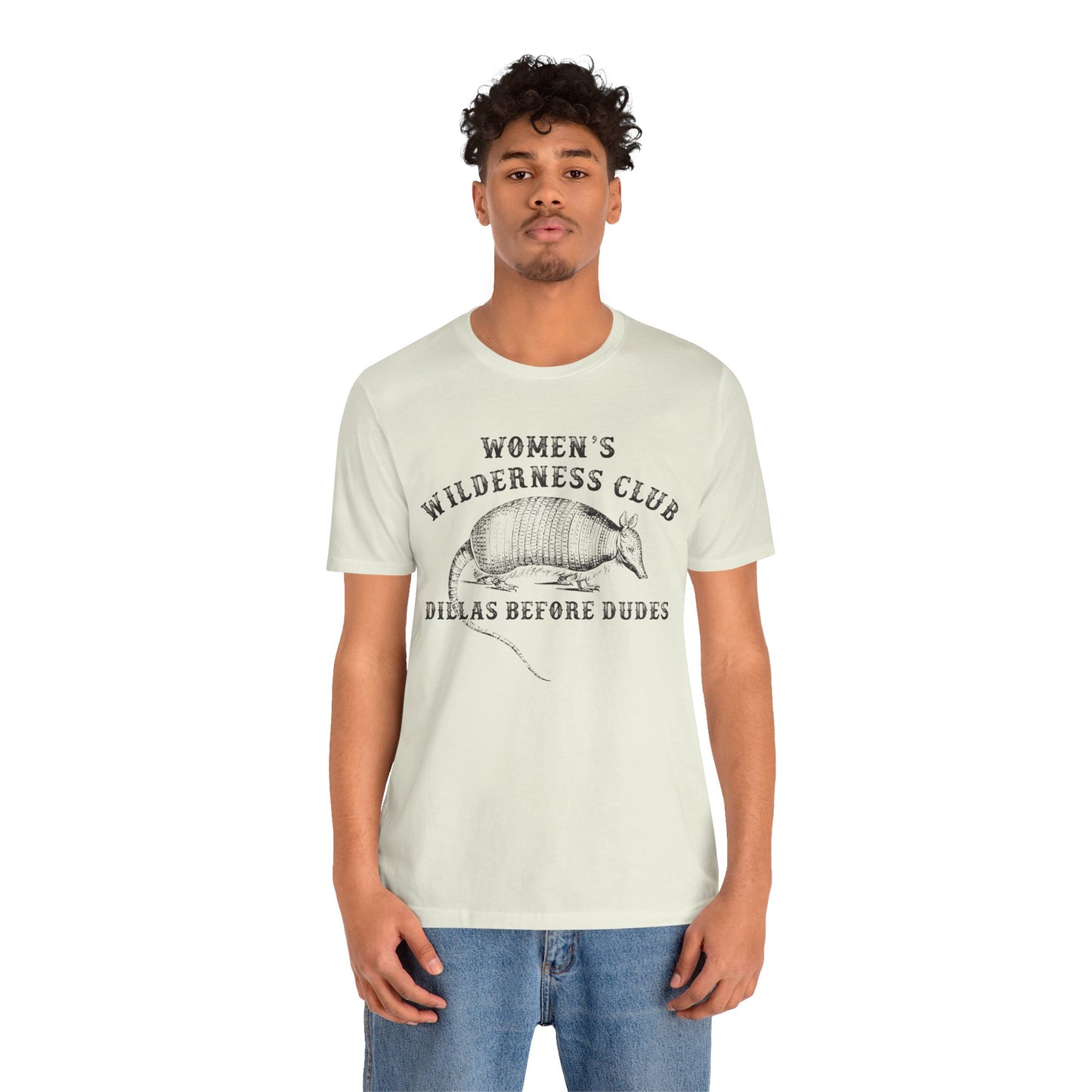 Women’s Wilderness Club Shirt – Dillas Before Dudes Western Armadillo Tee