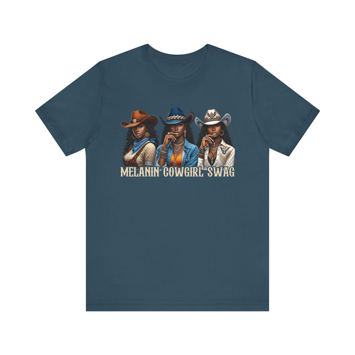 Melanin Cowgirl Swag Shirt – Black African American Western Tee