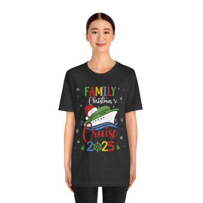 Family Christmas Cruise 2025 Shirt – Matching Cruisemas Family Vacation Tee, Holiday Boat Trip Outfit