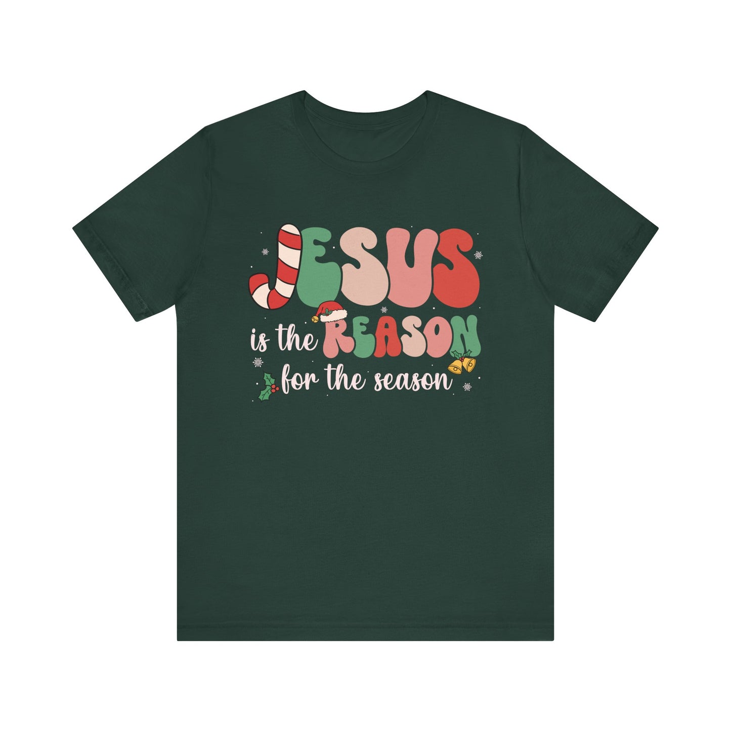 Retro Groovy Jesus Christmas Shirt – Vintage Christian Faith Holiday Tee