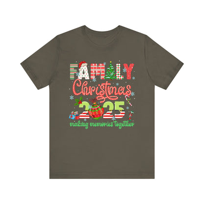 Family Christmas 2025 Matching Shirt – Festive Holiday Lights Ornament Tee