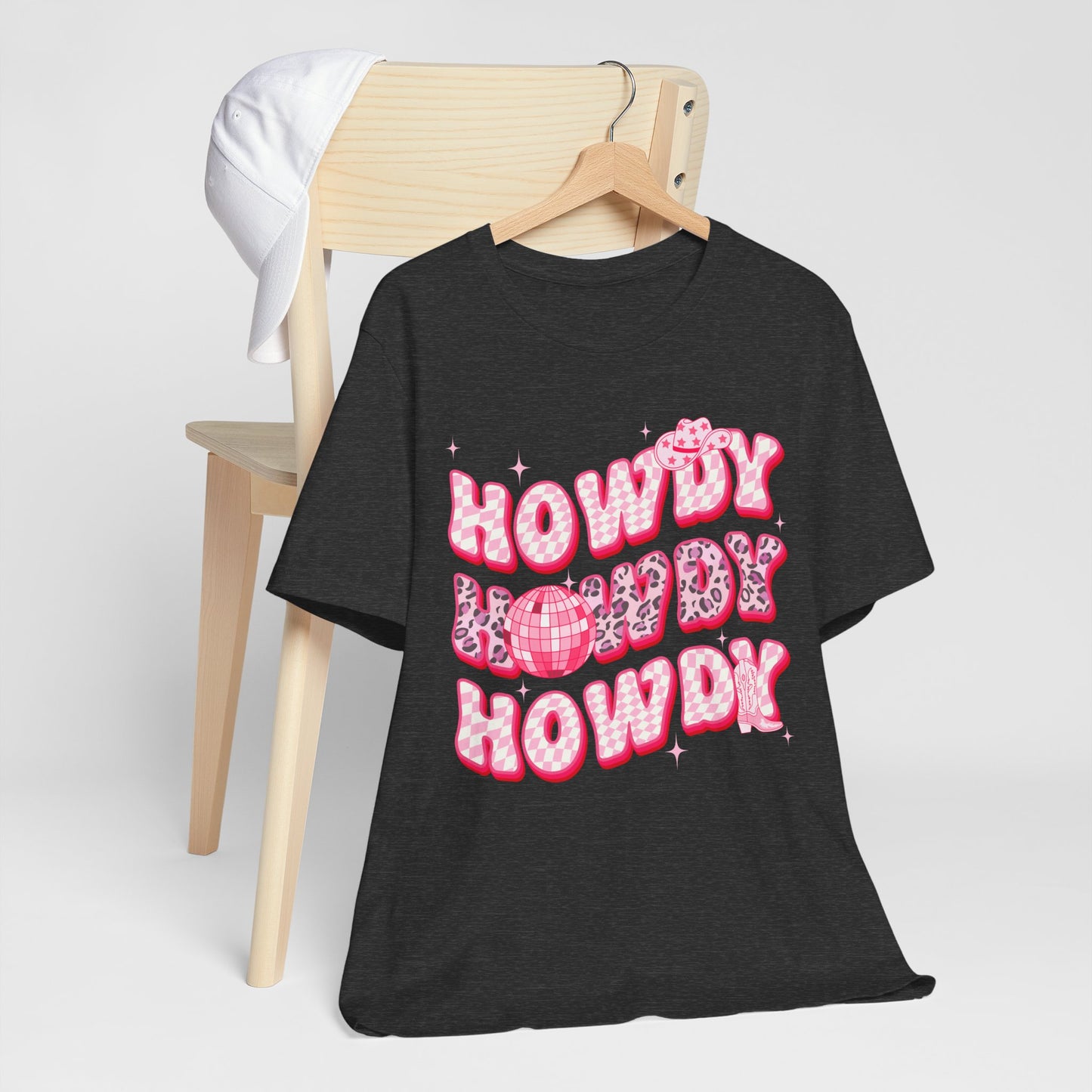 Howdy Pink Cowgirl Shirt – Leopard Disco Western Rodeo Country Girl Tee