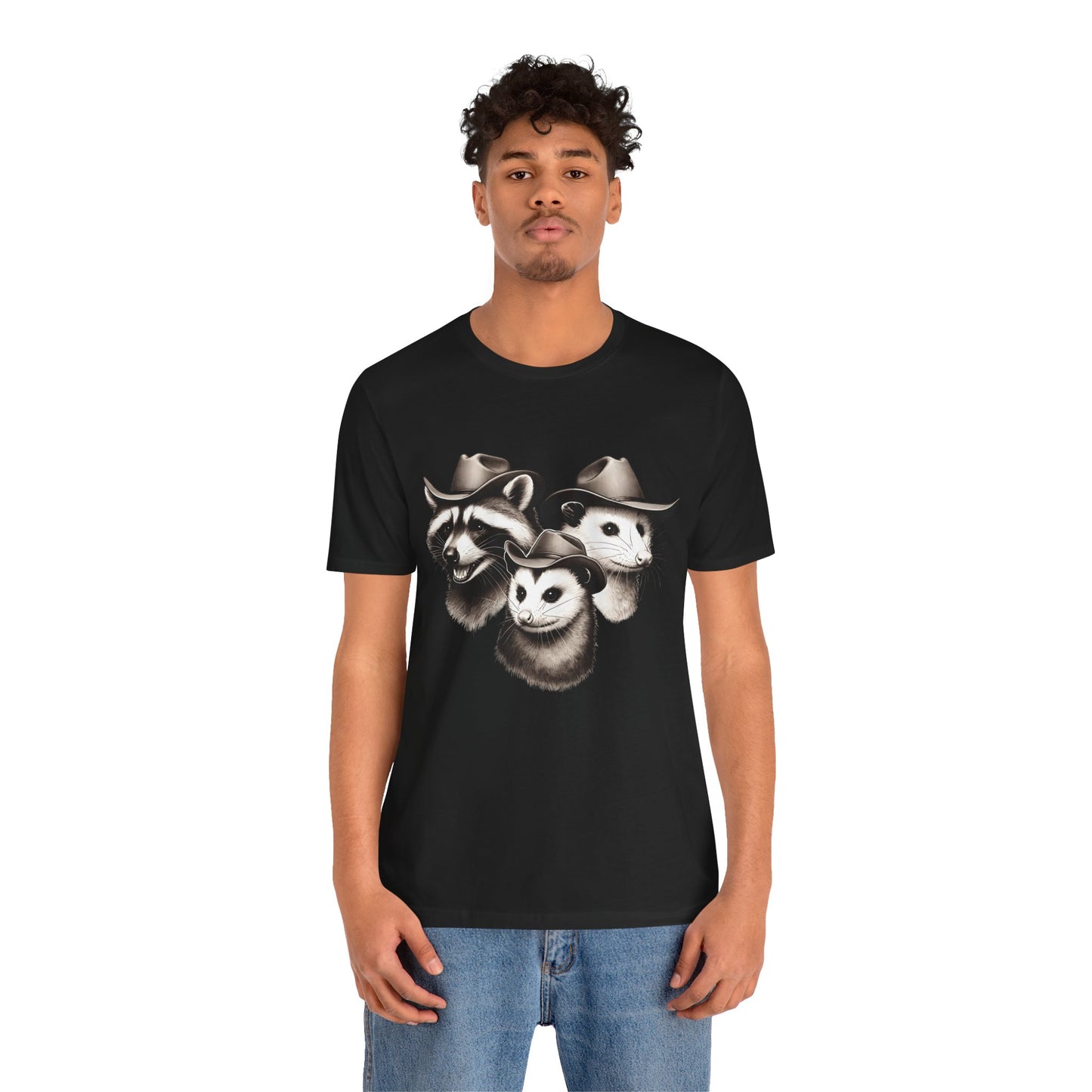 Cowboy Trash Trio Shirt – Opossum Raccoon Western Rodeo Funny Tee
