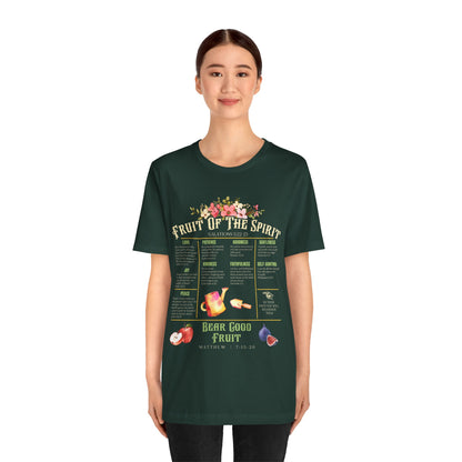 Fruit of the Spirit Shirt – Christian Galatians 5:22-23 Bible Verse Faith Tee