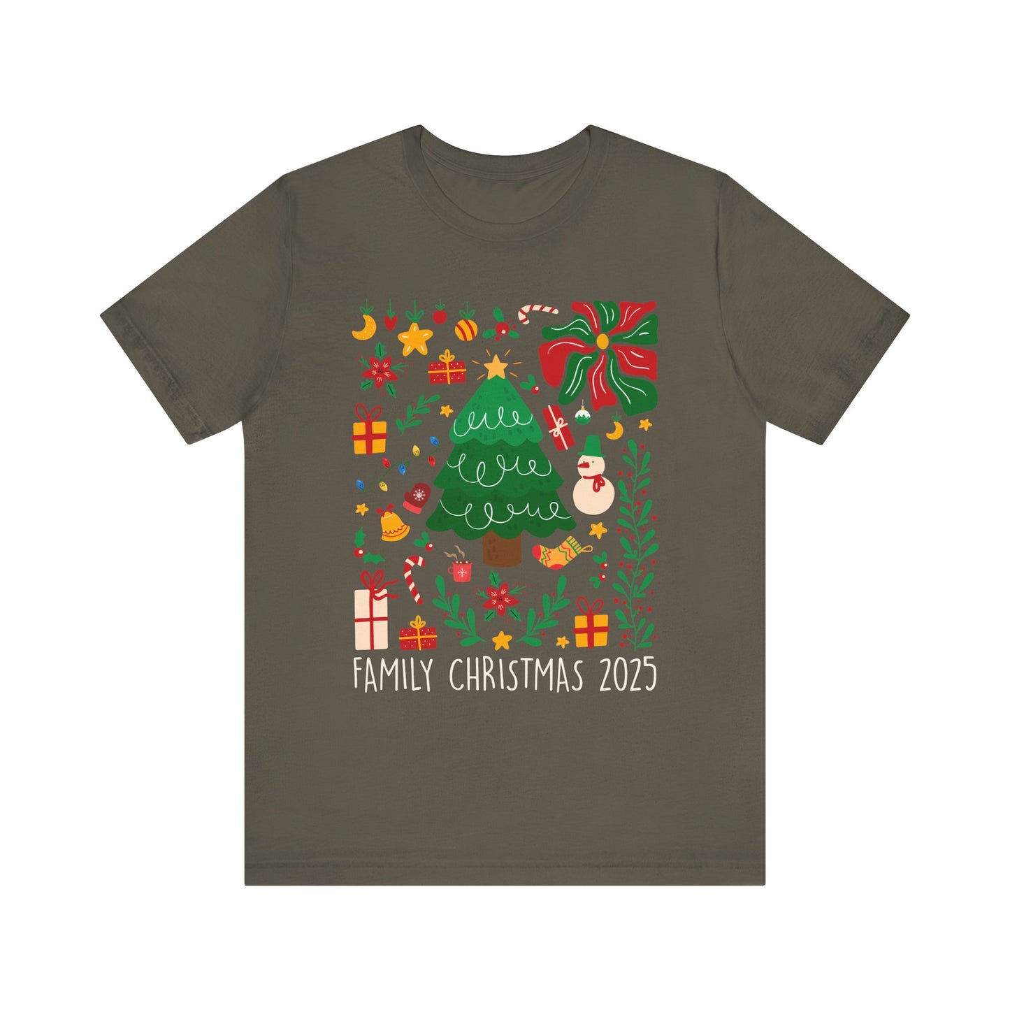 Family Christmas 2025 Shirt – Vintage Boho Holiday Family Group Shirt