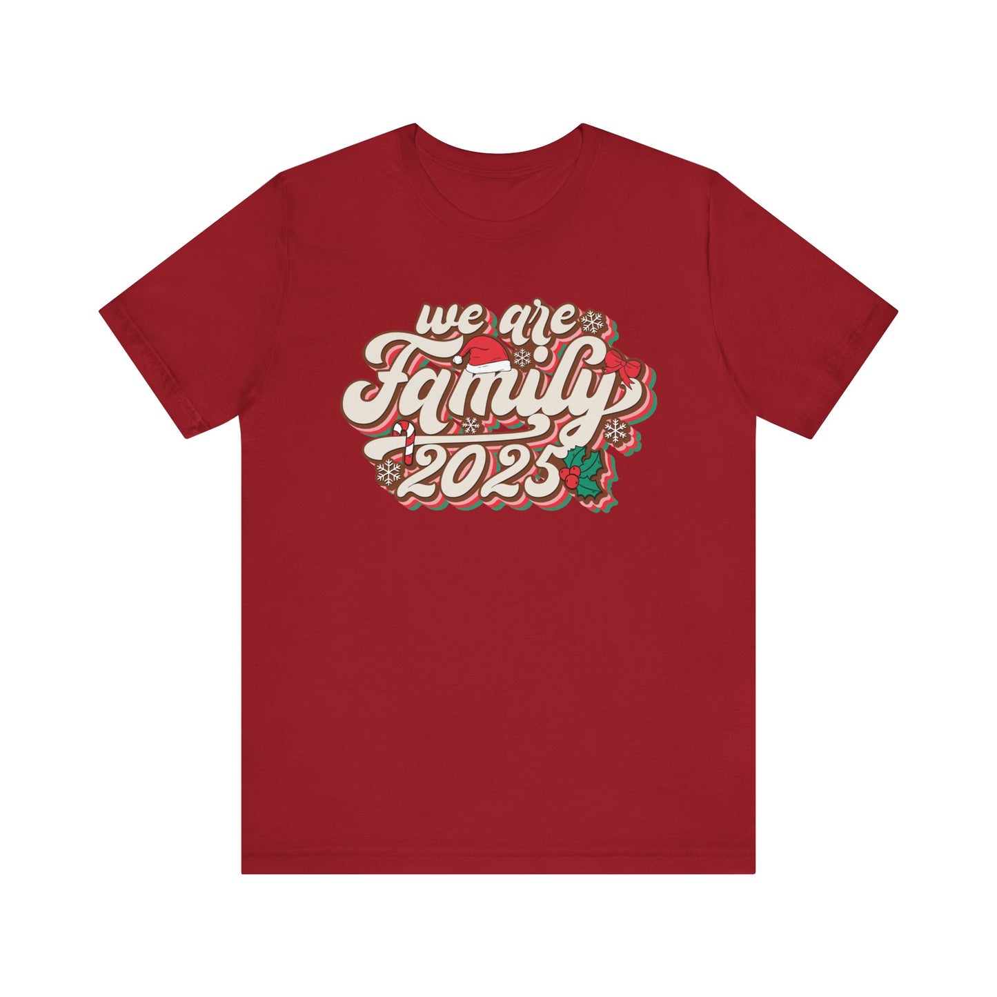 We Are Family Christmas Shirt – Retro Groovy 80s Matching Holiday Tee