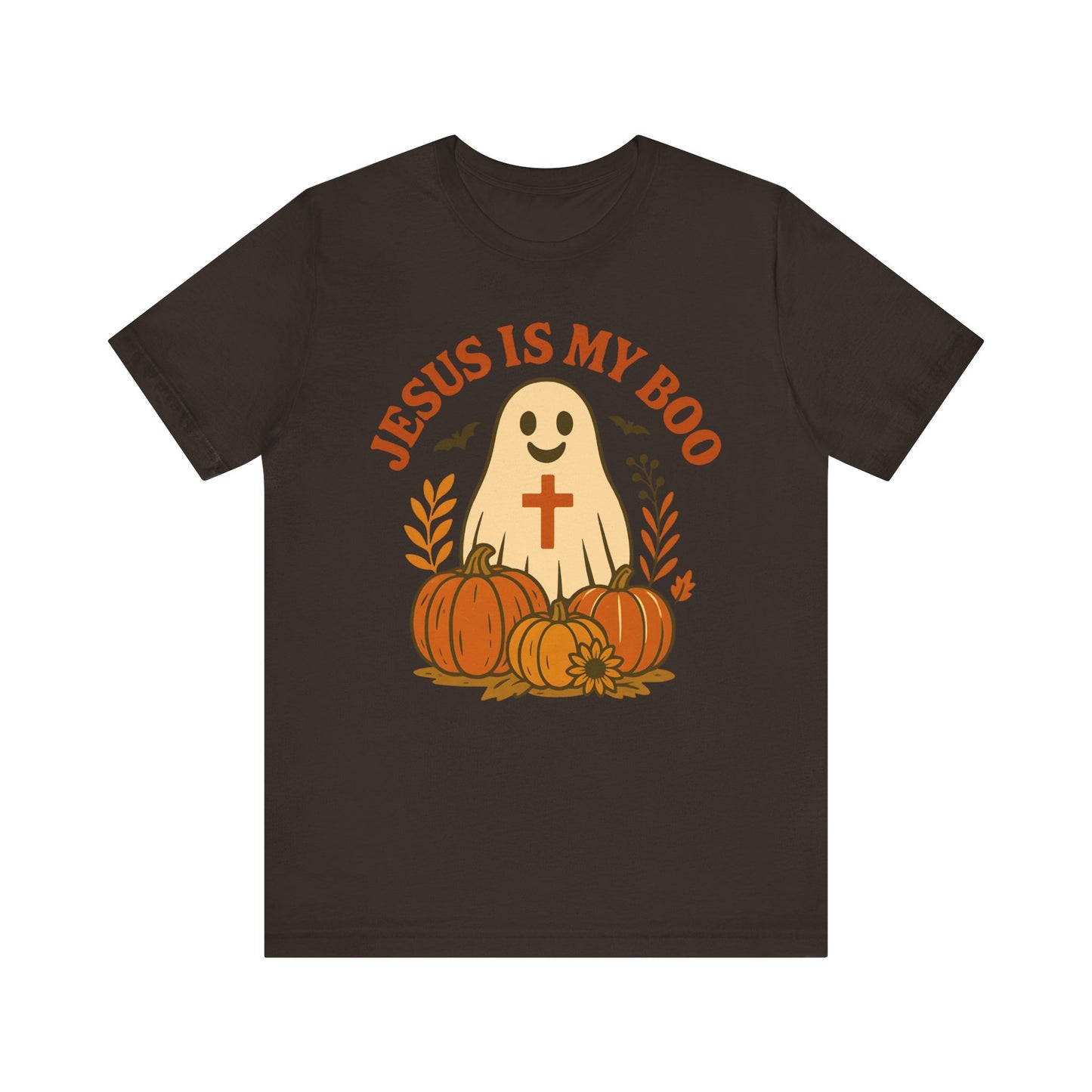 Jesus Is My Boo Shirt – Cute Christian Ghost Pumpkin Halloween Faith Tee