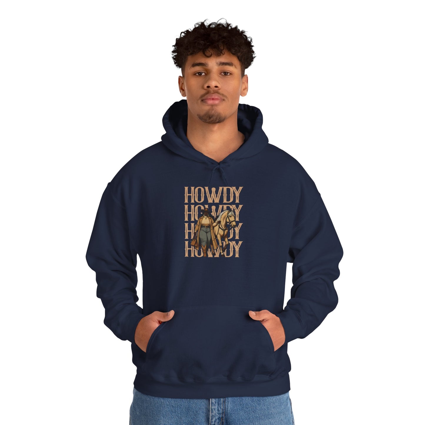 Howdy Black Cowgirl Hoodie – Country Western Rodeo Melanin Texas Pullover