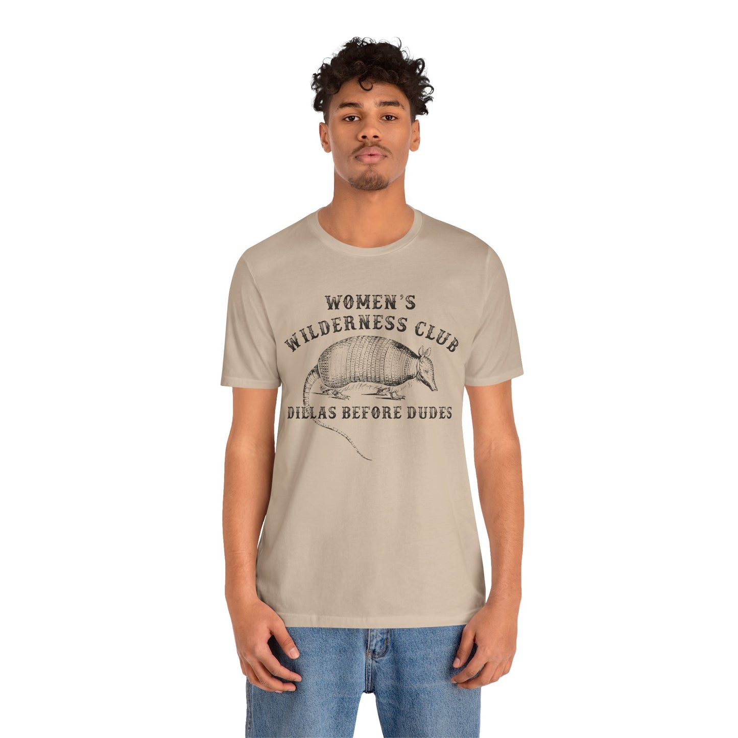 Women’s Wilderness Club Shirt – Dillas Before Dudes Western Armadillo Tee