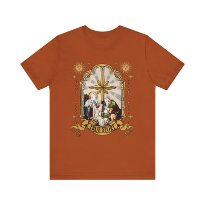 True Story Jesus Shirt – Christian Nativity Christmas Pajama Faith Tee
